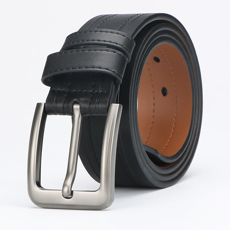 men's leather ratchet belt, view 3 - MRSLM
