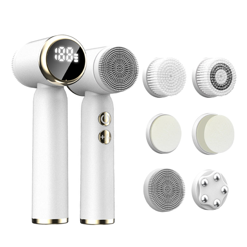 silicone facial cleansing brush, view 4 - MRSLM