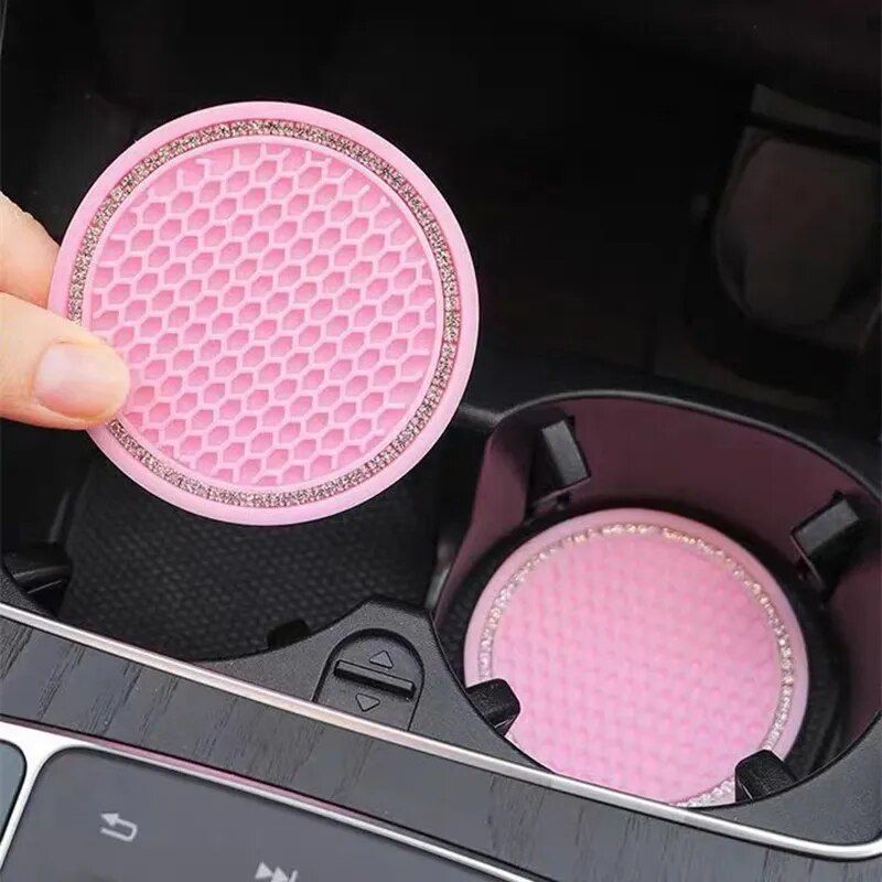 diamond car cup holder mat, view 16 - MRSLM