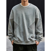 men's patchwork sweatshirt, view 6 - MRSLM