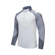 men's half-zip quilted sports pullover, view 4 - MRSLM
