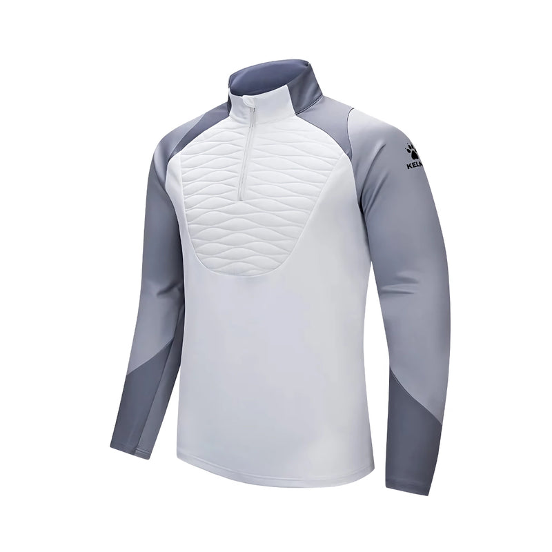 men's half-zip quilted sports pullover, view 4 - MRSLM