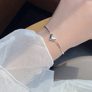 sterling silver love bear heart bracelet - MRSLM