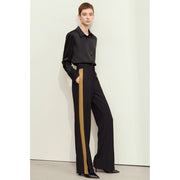 contrast stitching blazer pants for women, view 3 - MRSLM