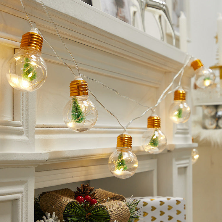Christmas bulb string lights, view 6 - MRSLM