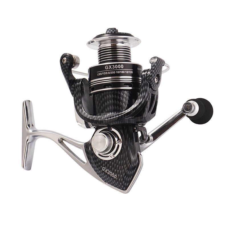 metal spinning fishing reel, view 4 - MRSLM