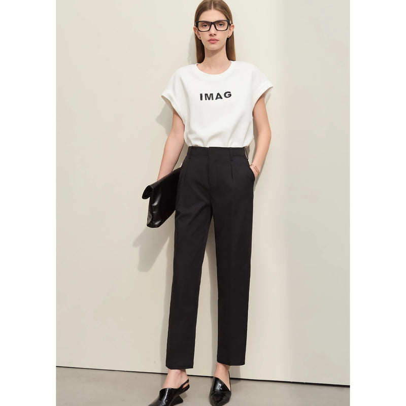 minimalist women's harem pants, view 2 - MRSLM