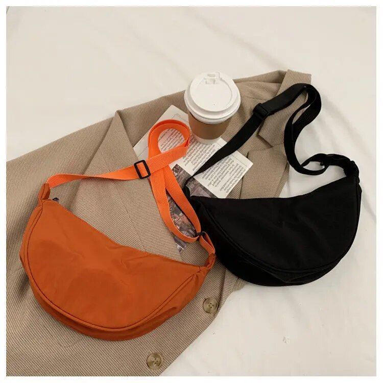 half moon crossbody bag, view 16 - MRSLM