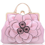 solid color PU tote shoulder bag, view 6 - MRSLM