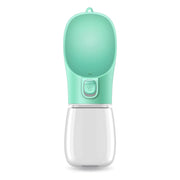 Portable dog water bottle with travel bowl, view 3 - MRSLM