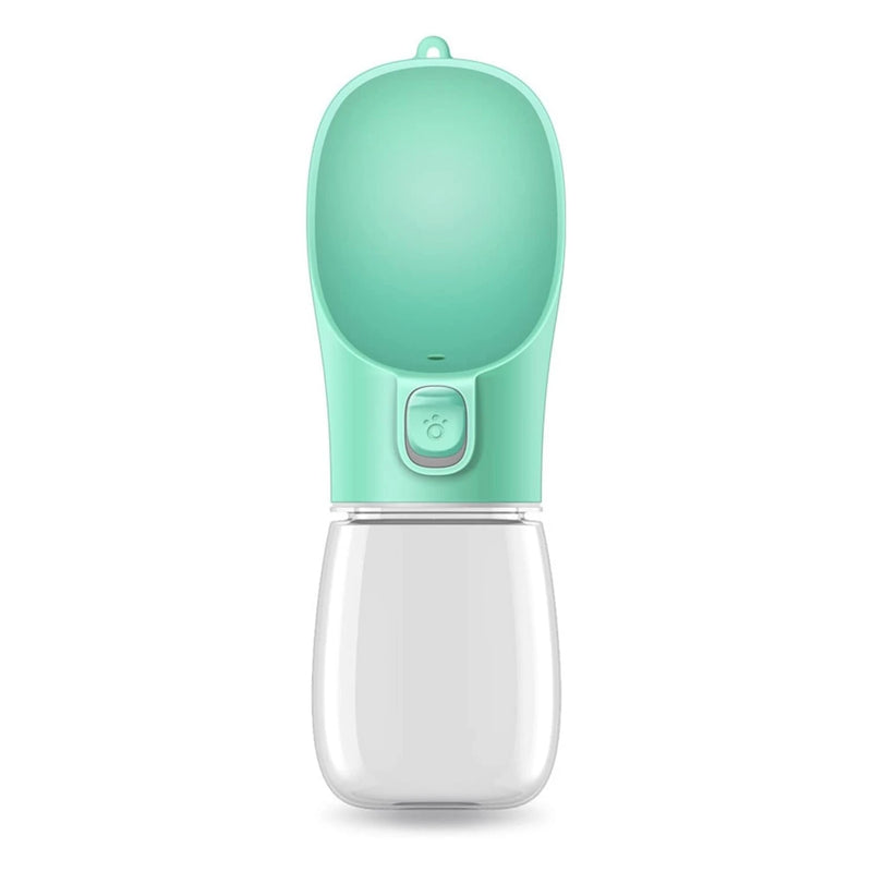 Portable dog water bottle with travel bowl, view 3 - MRSLM
