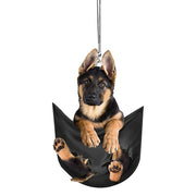 mini puppy car pendant, view 3 - MRSLM
