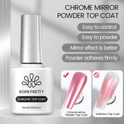 chrome-mirror top coat nail gel, view 5 - MRSLM