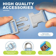 reflective mesh nylon dog harness, view 8 - MRSLM