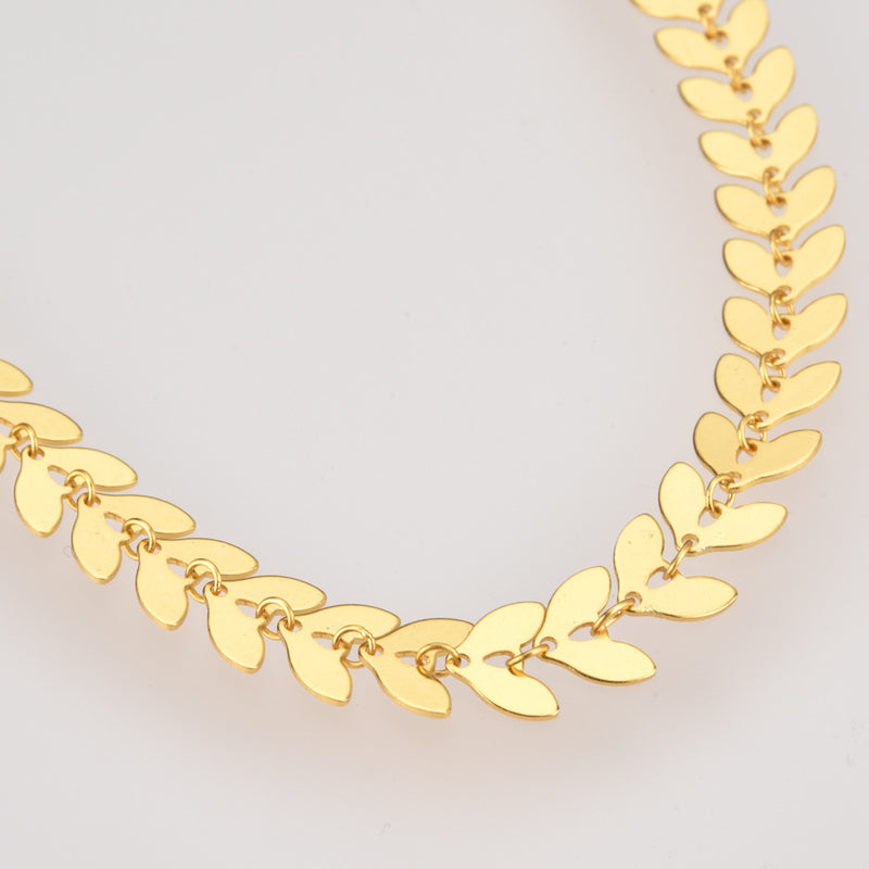 925 Sterling Silver Handmade Leaf Buckle Bracelet
