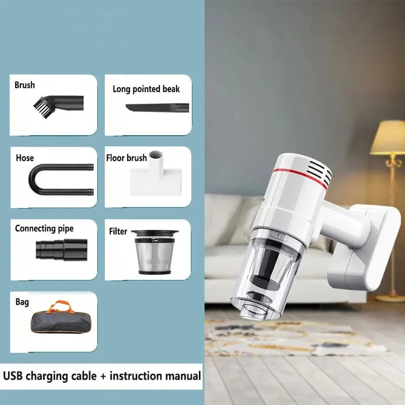 portable cordless handheld vacuum, view 4 - MRSLM