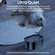 stainless steel pet water fountain, view 7 - MRSLM