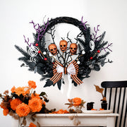 Halloween skull wreath - MRSLM