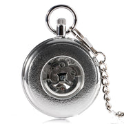 open-face automatic mechanical pocket watch, view 7 - MRSLM