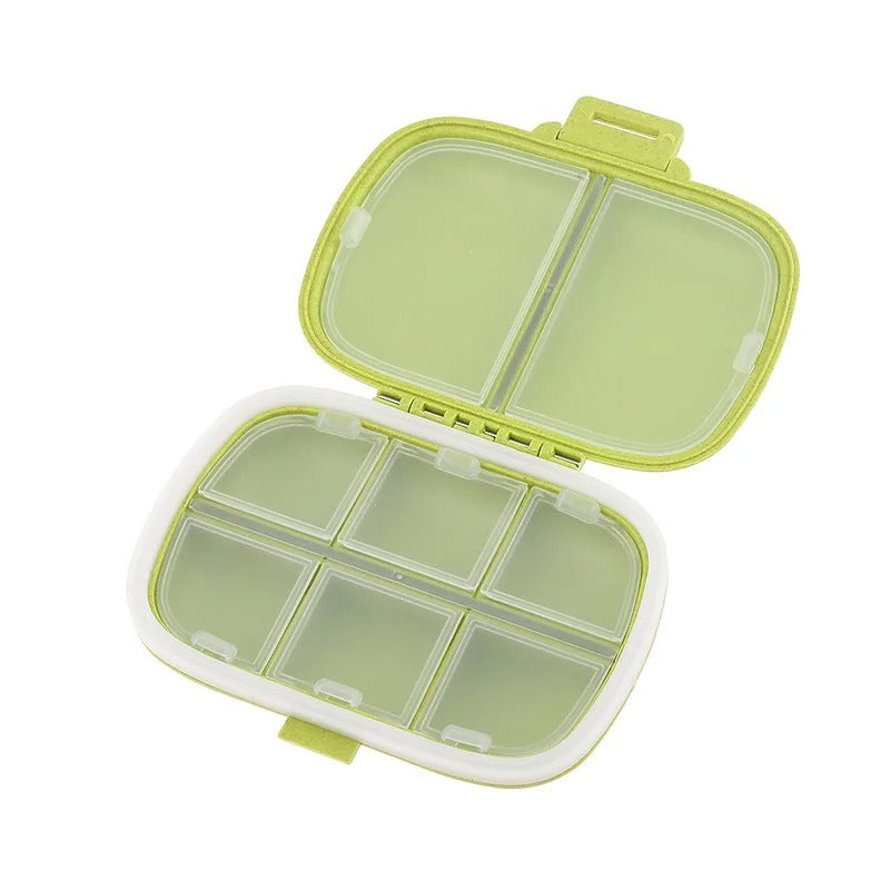 portable travel pill container, view 3 - MRSLM