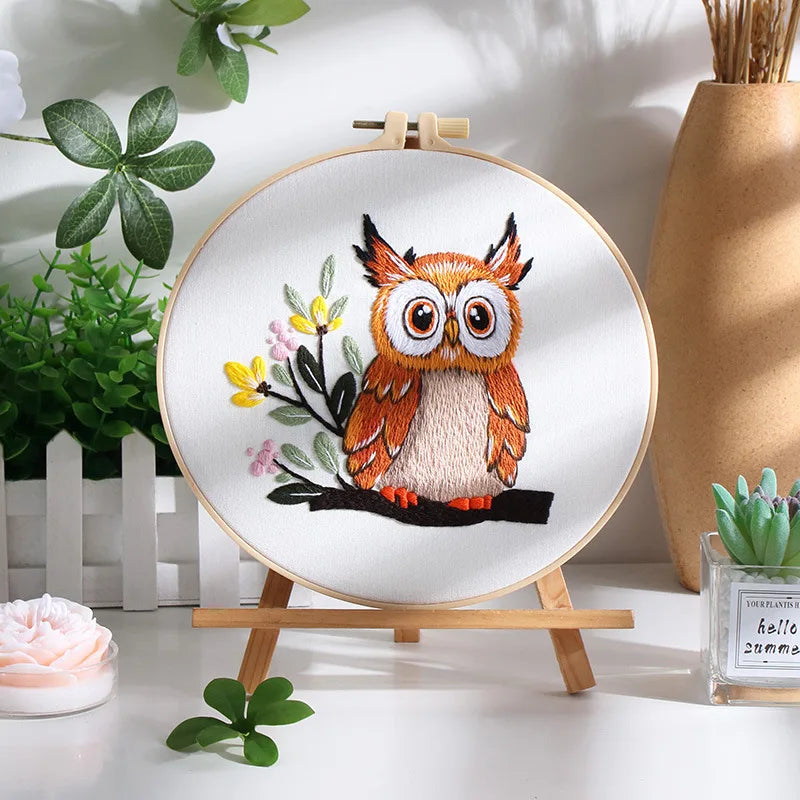 flower embroidery starter kit, view 2 - MRSLM