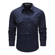 Retro workwear overshirt, view 11 - MRSLM
