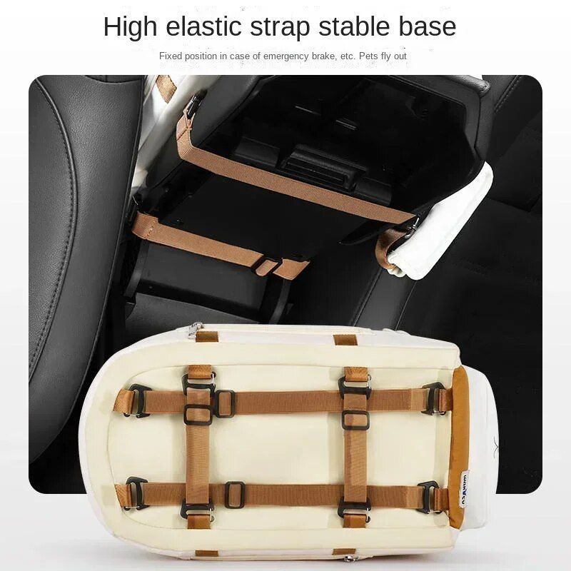 compact car seat for small dogs and cats, view 7 - MRSLM