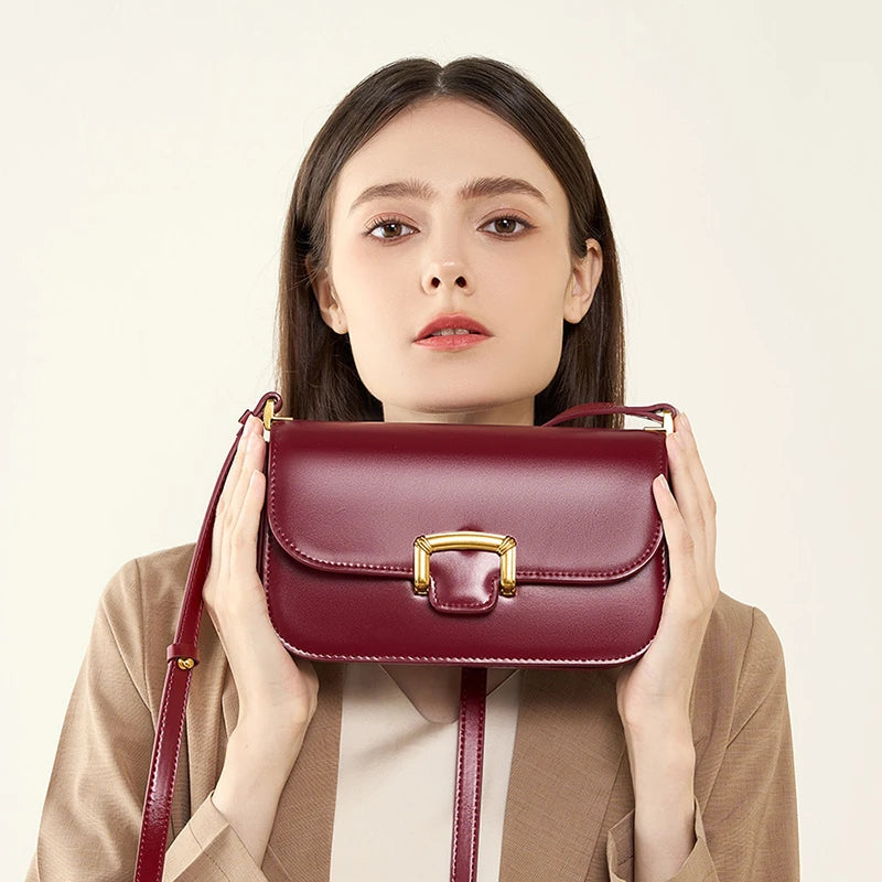 small genuine leather crossbody bag, view 7 - MRSLM