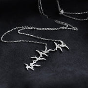 blue wind chime silver jewelry, view 11 - MRSLM