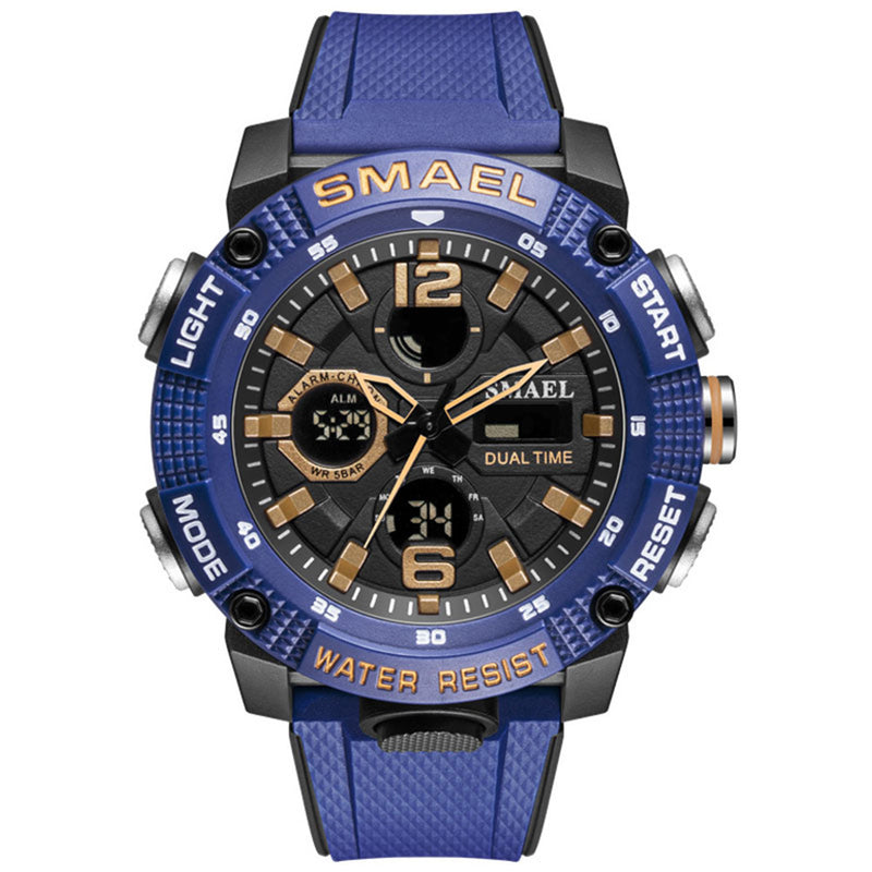 men's luminous sports watch, view 6 - MRSLM