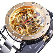 men's hollow see-through automatic watch, view 12 - MRSLM