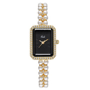 Women's shell pearl quartz watch, view 9 - MRSLM