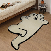 modern non-slip rug, view 2 - MRSLM