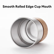 portable stainless steel camping coffee mug, view 9 - MRSLM