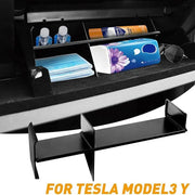layered glove box organizer for model 3 and y, view 6 - MRSLM