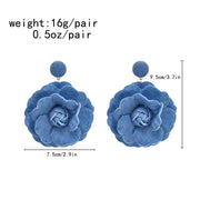 denim drop earrings, view 9 - MRSLM