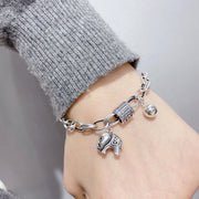 sterling silver niche cold style bracelet, view 3 - MRSLM