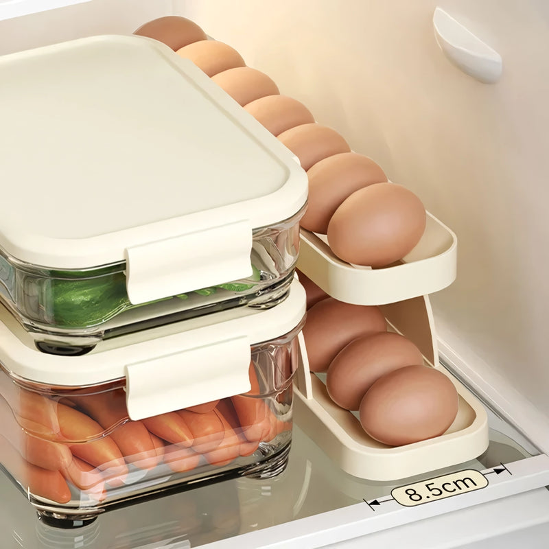 automatic scrolling egg rack holder, view 4 - MRSLM