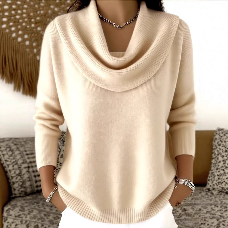 women's loose pullover sweater, view 3 - MRSLM