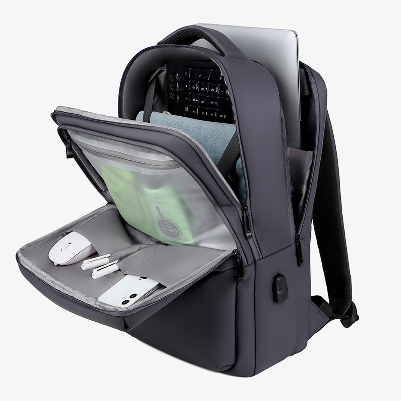 waterproof business laptop backpack, view 5 - MRSLM