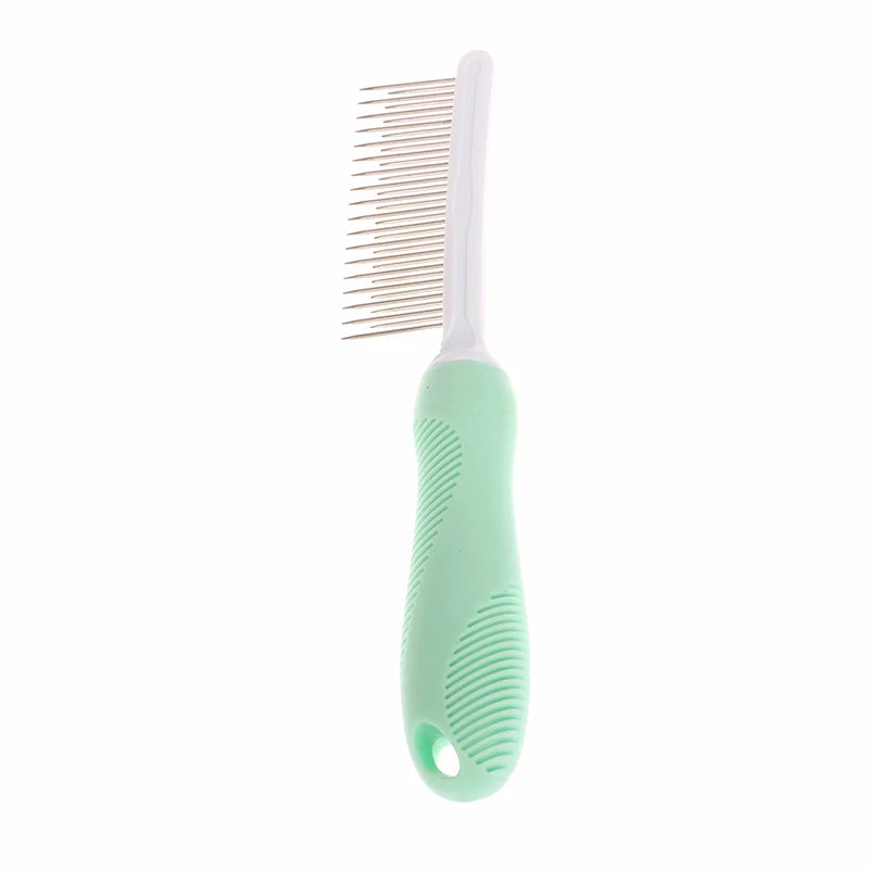 pet grooming comb with long and short teeth, view 2 - MRSLM