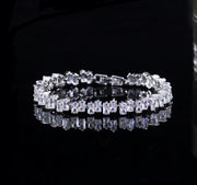 square zircon bracelet, view 9 - MRSLM