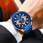Multi-pointer men's business watch, view 7 - MRSLM