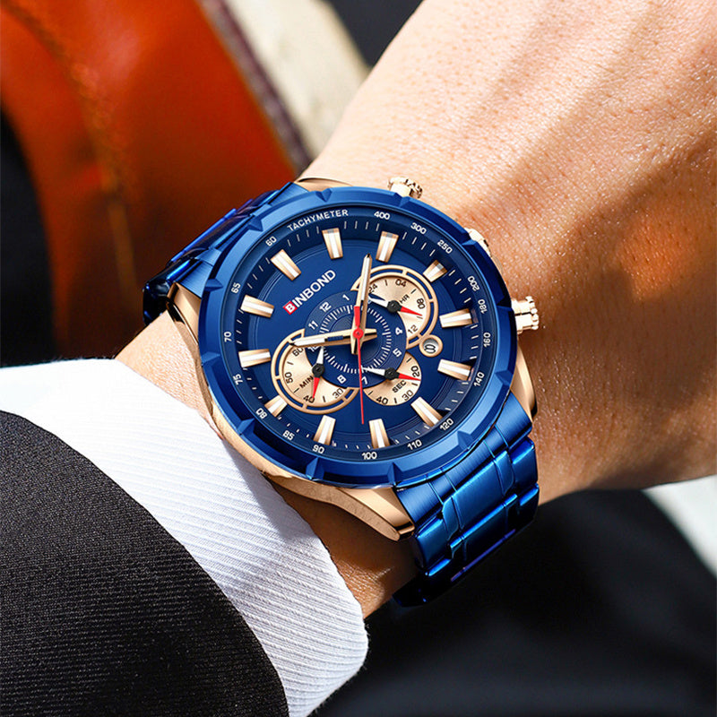 Multi-pointer men's business watch, view 7 - MRSLM