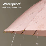 24-rib long handle rain umbrella, view 15 - MRSLM
