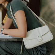 Retro leather shoulder and crossbody bag, view 3 - MRSLM
