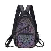 geometric rhombus shoulder bag, view 3 - MRSLM