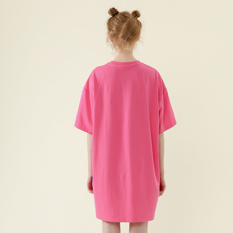 cartoon dog long tee with 3d ears, view 4 - MRSLM