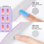 double-sided emery board nail files, view 8 - MRSLM