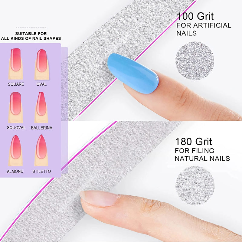 double-sided emery board nail files, view 8 - MRSLM